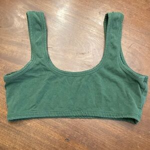 ARQ green wide strap bra XL used but good condition